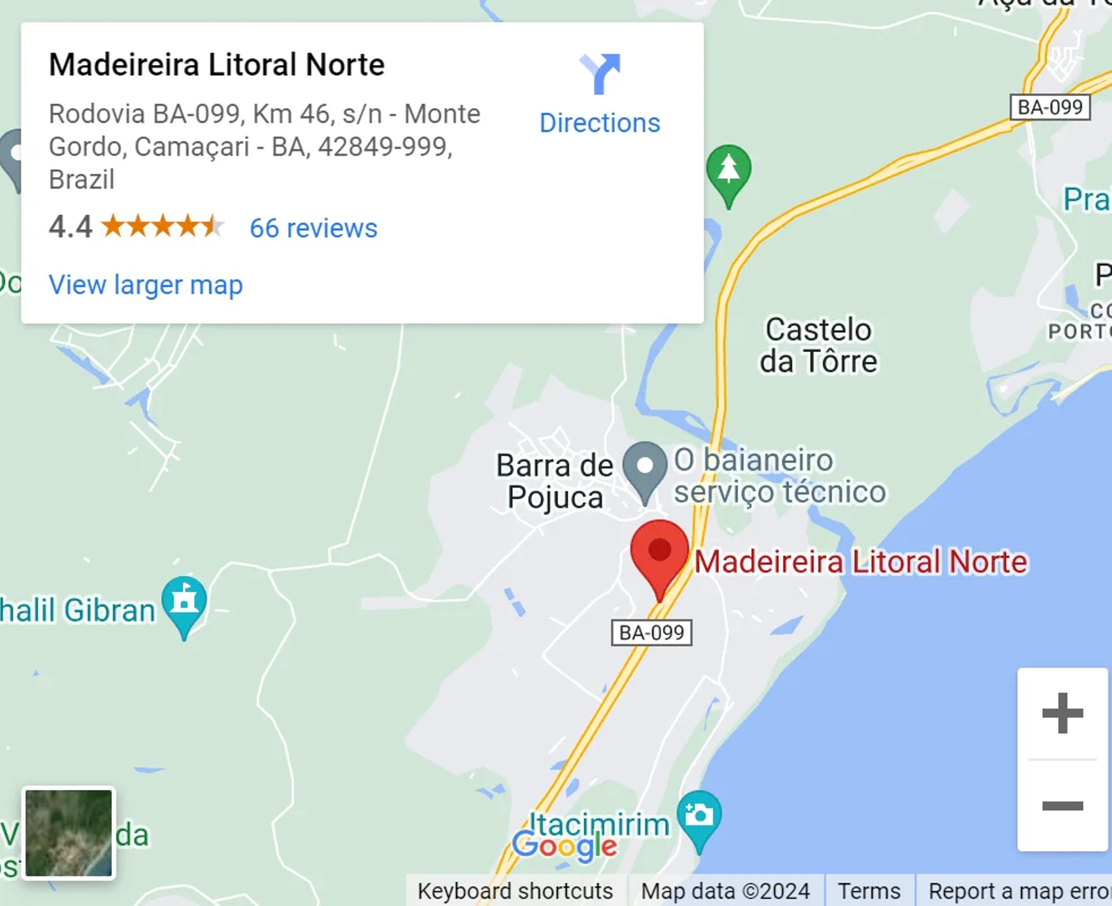 Mapa da empresa